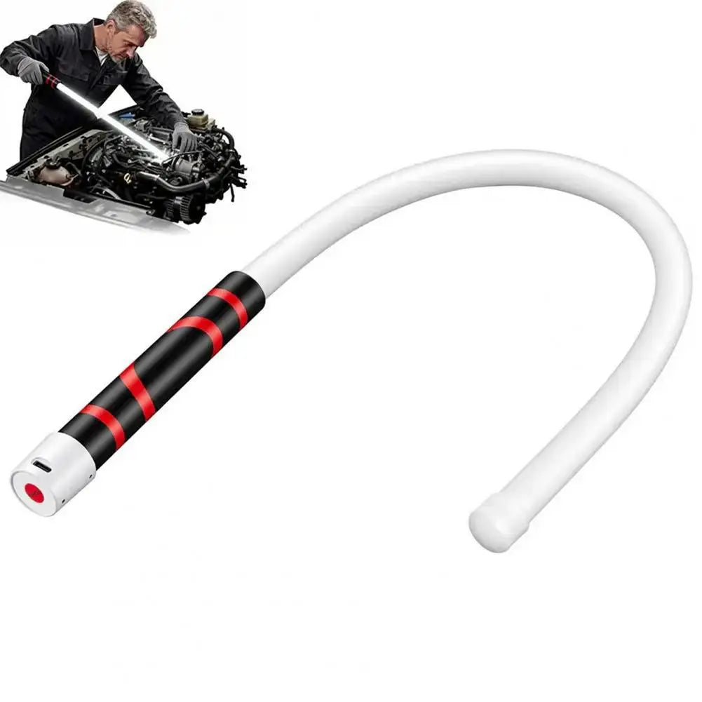 Flexible LED Work Light, 22 Inch Bendable Gooseneck Light for Car Repair, Underhood Inspection, Rechargeable Work Lamp Quake