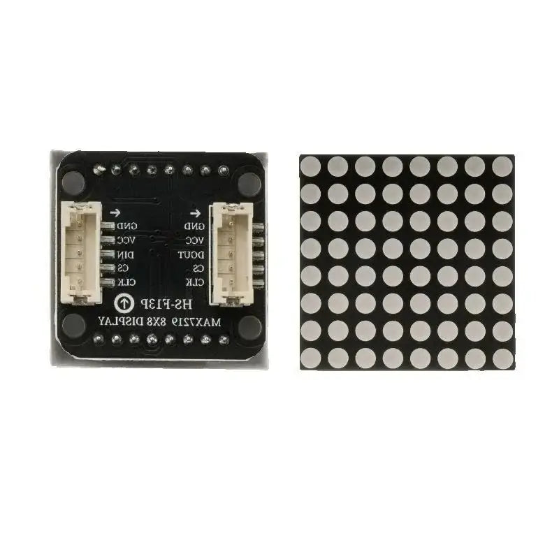 8X8LED -dot matrix display module MAX7219 microcontroller control driver ph2.0 interface development board accessories Quake Default Title