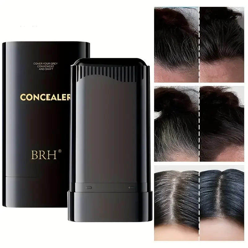 3 Colors Hair Stick to Cover White Hair Without Fading,Disposable Hair dye stick,Plant Hair Dye,Roots Hair Color Replenishment Quake