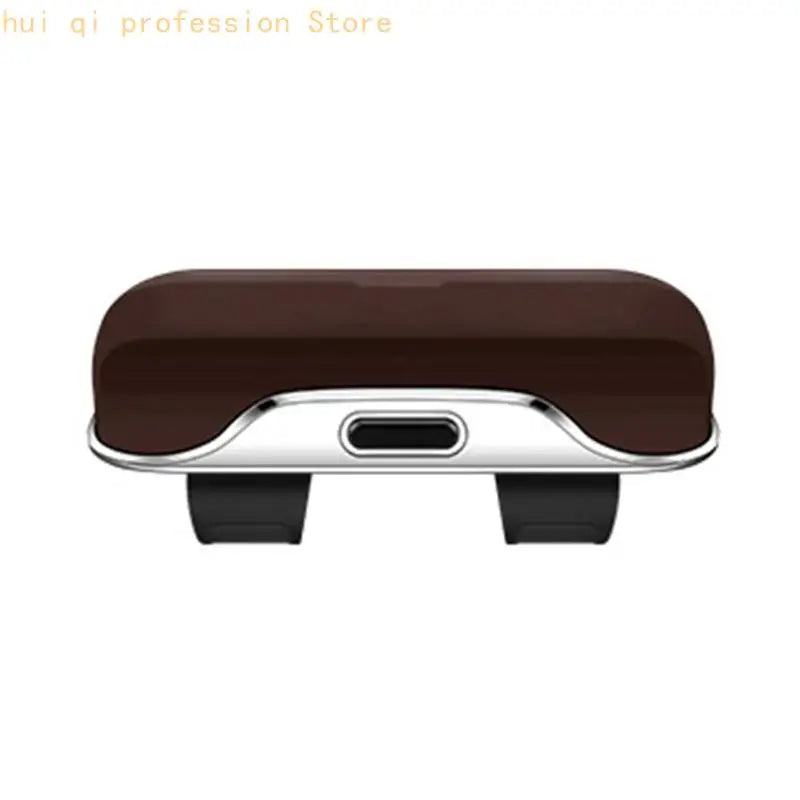 Universal Fit Auto Accessory Holder ABS Clamp On Car Visors Sunglasses Hard Shell Eyeglasses Case for Vehicles H8WE Quake Brown China Mainland