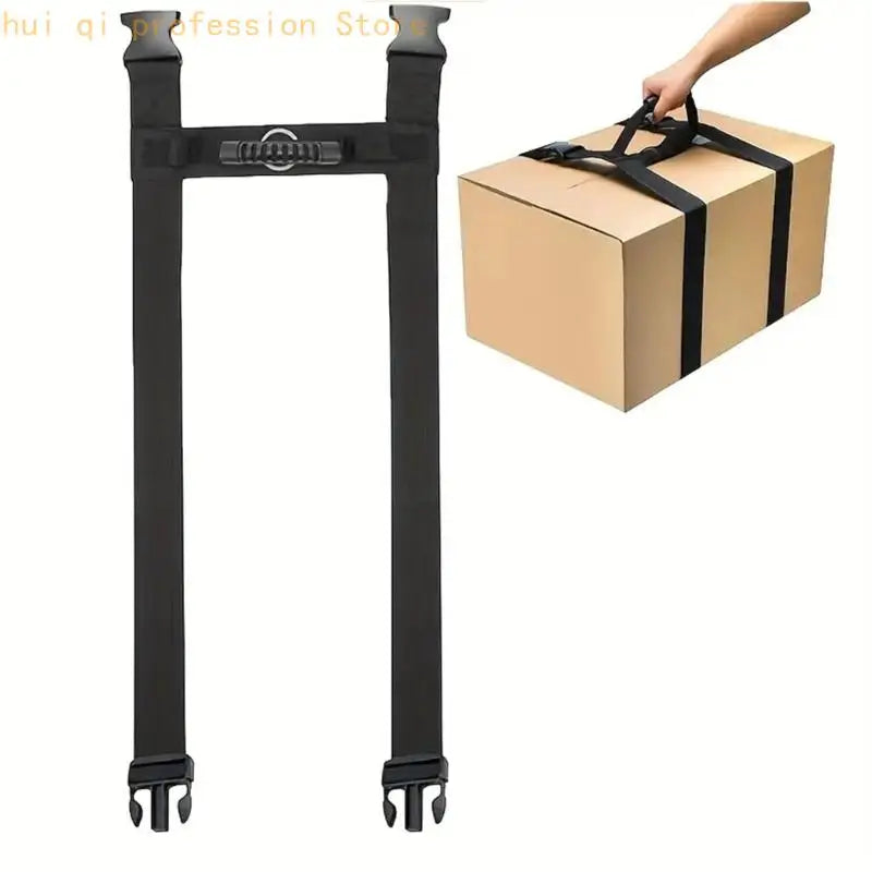 Box Carrying Strap with Handle for Luggage, Travel, and Moving Use H8WE Quake