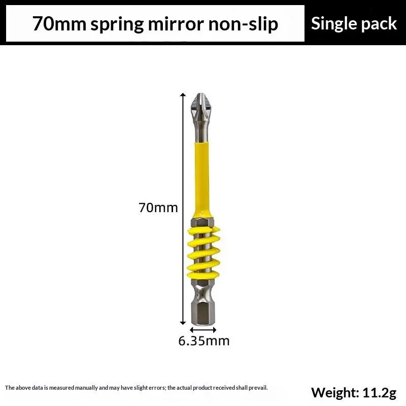 Magnetic Anti Slip High Hardness Screwdriver Bit Set With Multiple Sizes And Storage Case Perfect For Home Repair Woodworking Quake 70mm