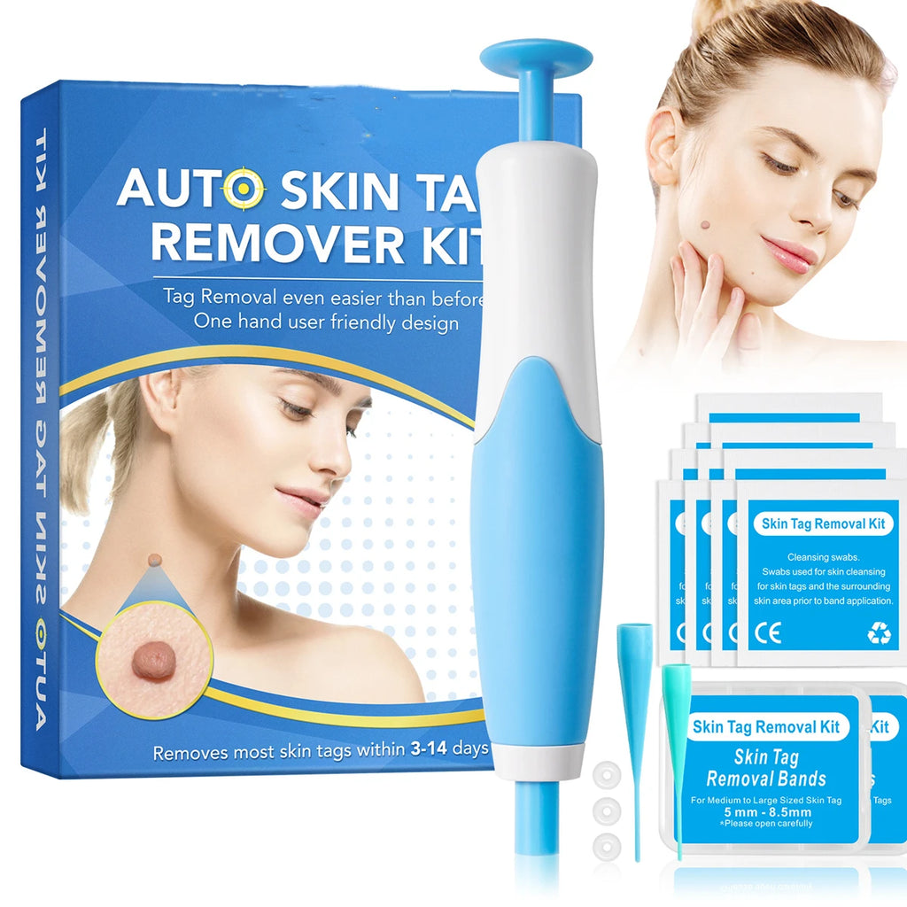 2 In1 Painless Auto Skin Tag Mole Wart Removal Kit Cleaning Tools Quake Default Title
