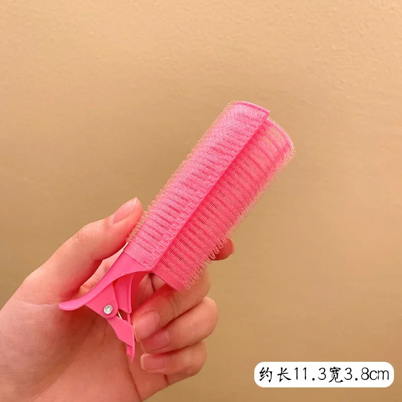 S/M/L Lazy Hair Rollers Hair Curlers Air Bangs Curling Rollers Plastic Self-adhesive Hair Curling Hairdressing Styling DIY Tool Quake