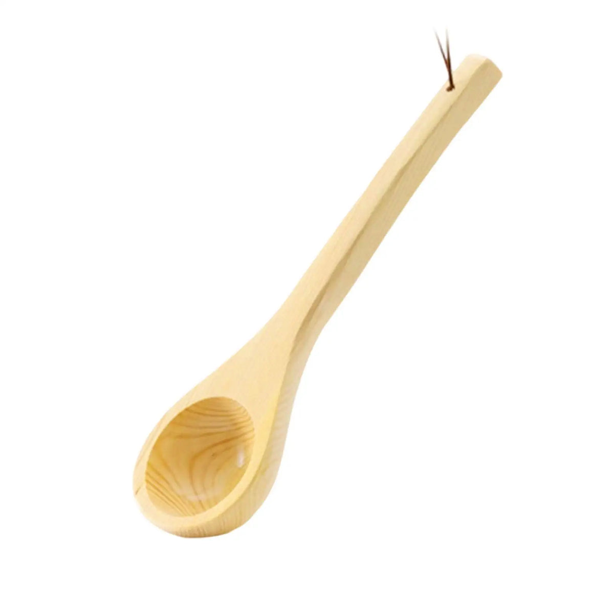 Durable Spruce Wooden Sauna Ladle Scoop with Hanging Rope for Home Spa Public Steam Room Use Quake