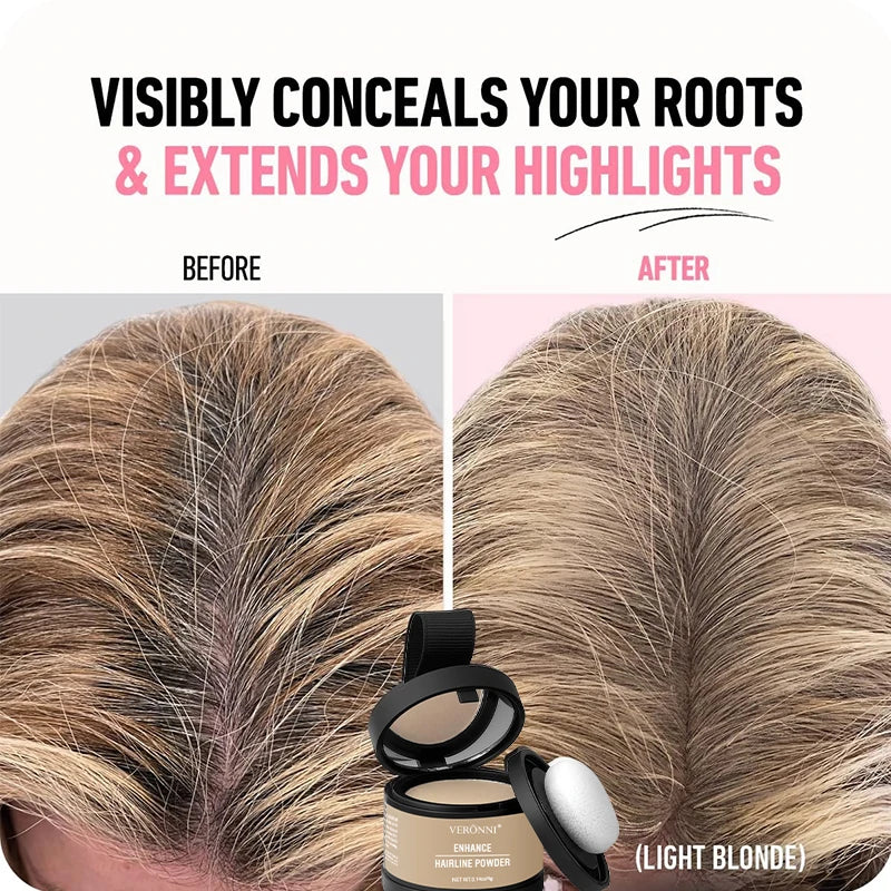 Hairline Powder Instantly Conceals Hair Root Touch Hair Powder for Thinning Hair for Women and Men,Hairline Shadow Powder Makeup Quake
