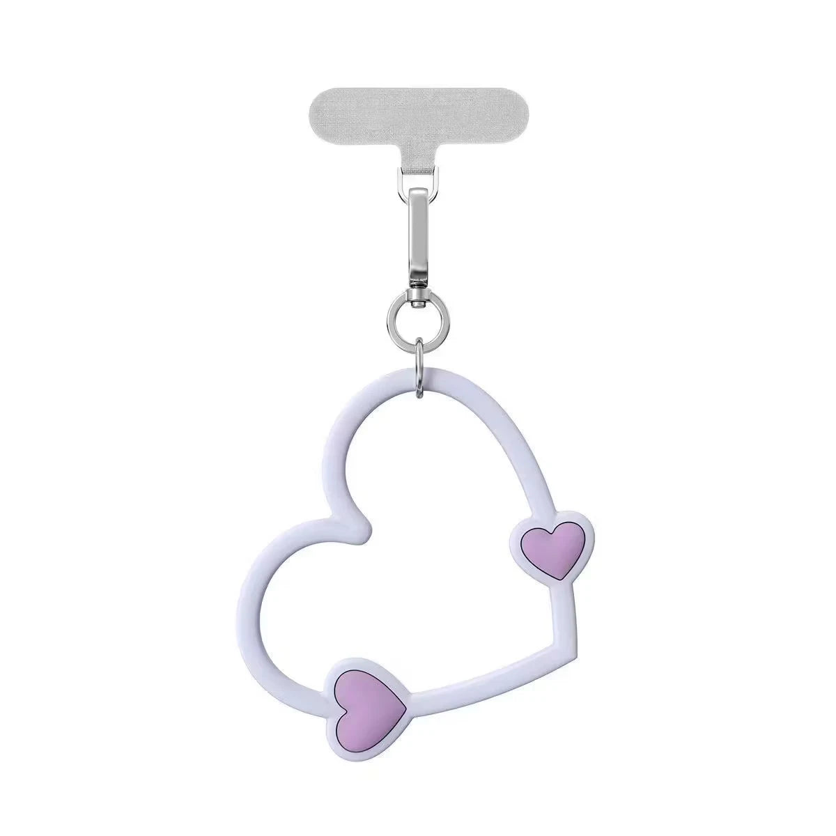 Silicone Knot Phone Charm | Heart Cherry Apple | iPhone & Galaxy