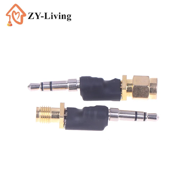 1PCS Suitable For Radio SMA To 3.5mm Male Adapter SMA Outer Screw Inner Hole Adapter To 3.5 Headphone Quake
