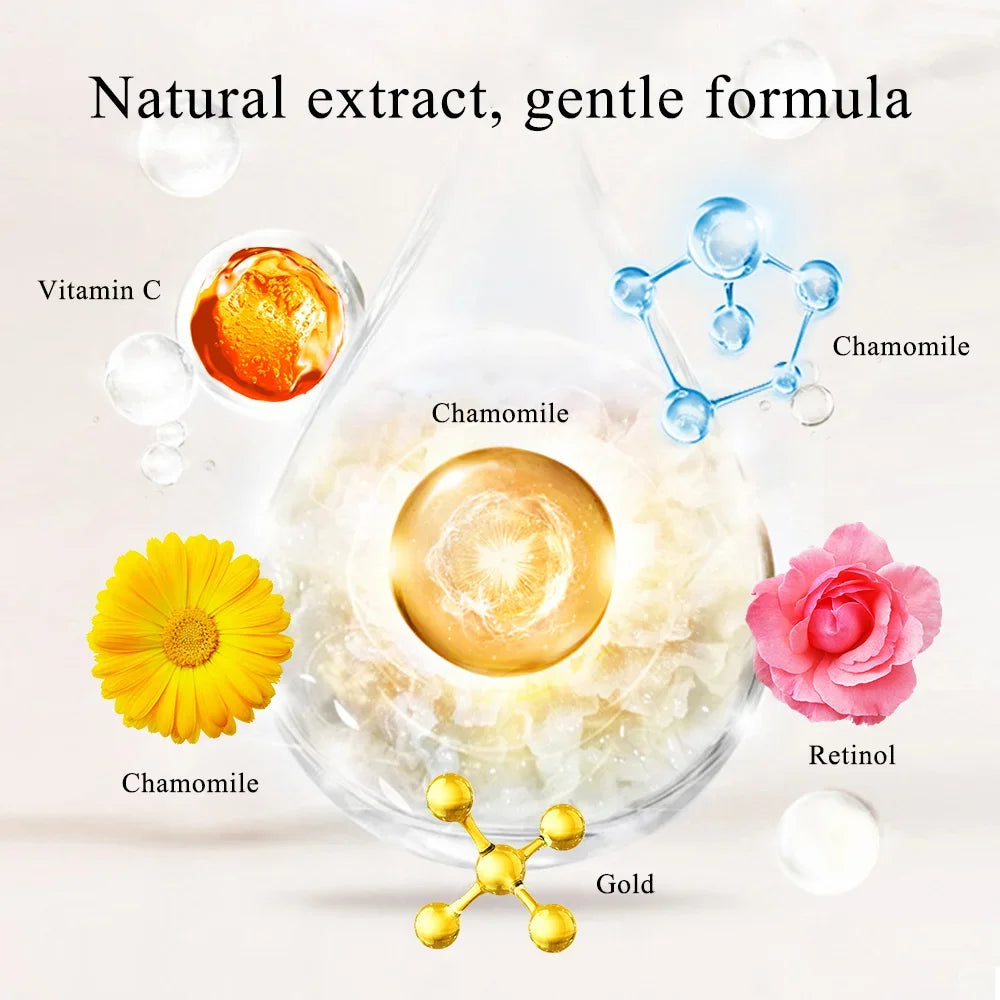 BREYLEE Retinol Face Serum Vitamin C Brighten Tone Essence Hyaluronic Acid Moisturizing Anti Aging Cream Firming Skin Care 17ml Quake