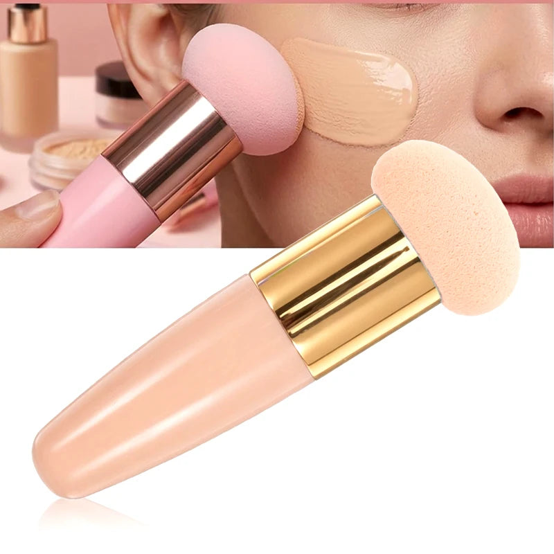 New Mushroom Head Makeup Brush Puff Beauty Makeup Sponge With Handle Make-up for Fashion Women Professional Makeup Tools Puff Quake Skin