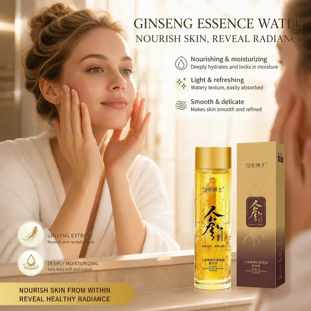 Premium Red Ginseng Essence for Deep Wrinkle Repair and Intensive Skin Hydration Anti Aging and Skin Brightening Effects Quake