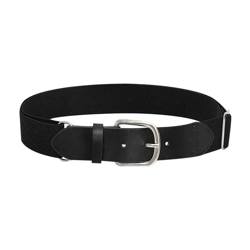 Decoration Adjustable Children Waistband Waiststrap Elastic WaistBelt Baseball Belt Quake black