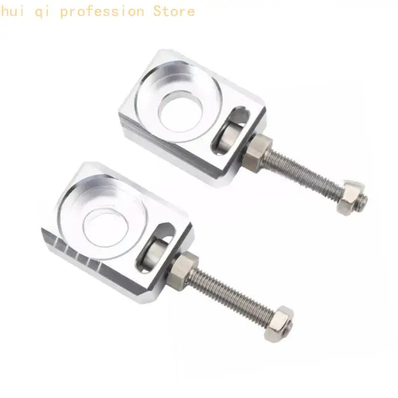 Motorcycle Chain Tensioner Rear Axles Blocks Wheel Axles Hub Spacer For Dirt Bike Rear Wheel Adjustable Mechanism H8WE Quake