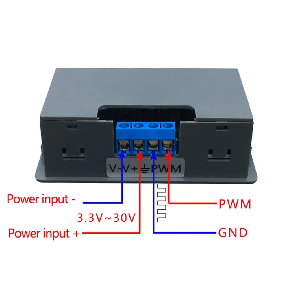1Hz-150Khz Signal Generator PWM Board Module Pulse Frequency Duty Cycle Adjustable Module LCD Display 3.3V-30V 1Hz - 150Khz Quake
