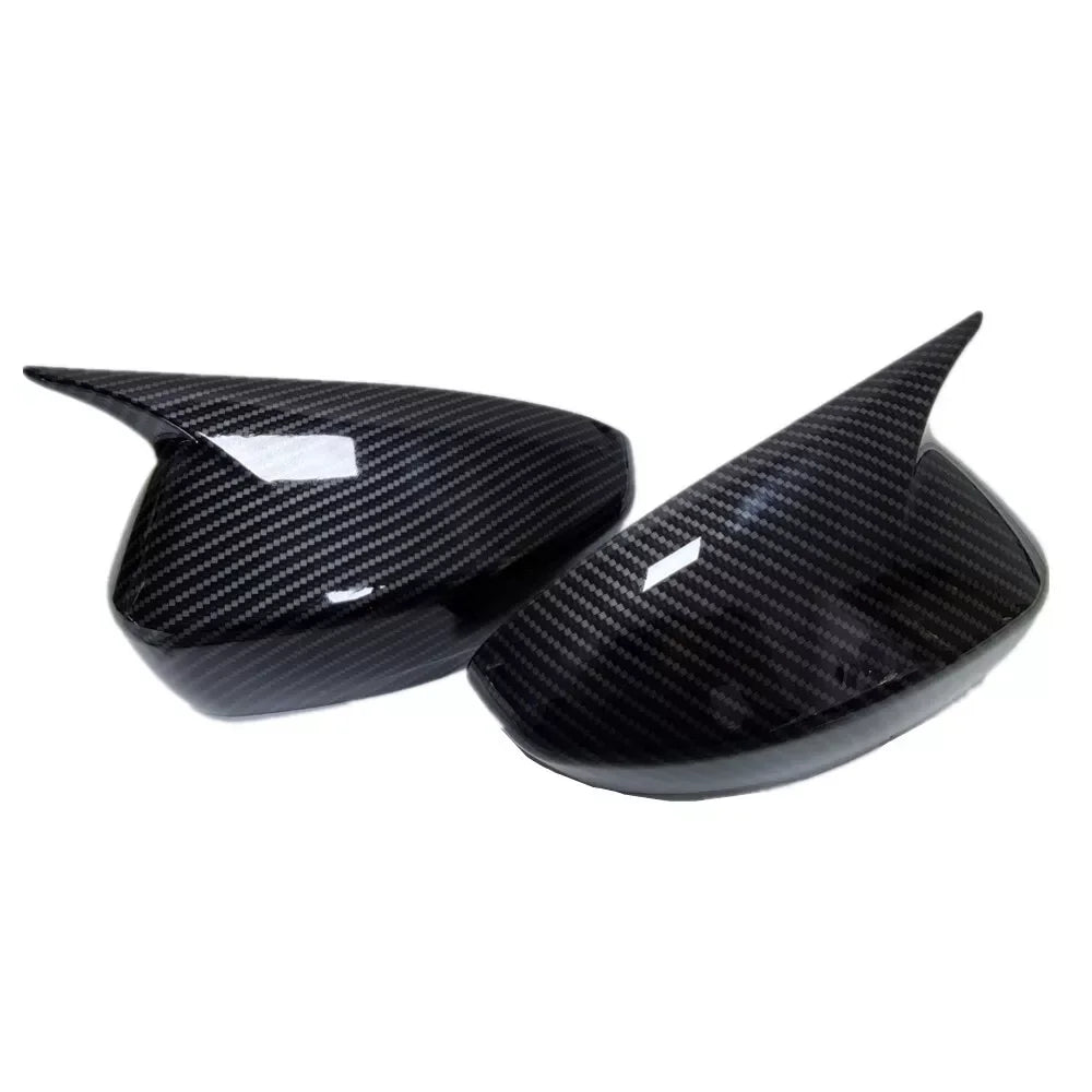 For Mitsubishi Eclipse Cross 2018-2022 Car Sticker Rearview Side Mirror Cover Wing Cap Exterior Door Rear View Case Trim Carbon Quake