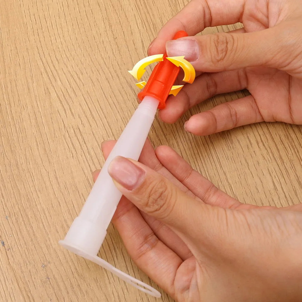30/10PCS Caulking Gun Nozzles Caulk Nozzle Cap Lastic Glass Glue Nozzles Sealant Silicone Caulking Tips Construction Tool Parts Quake