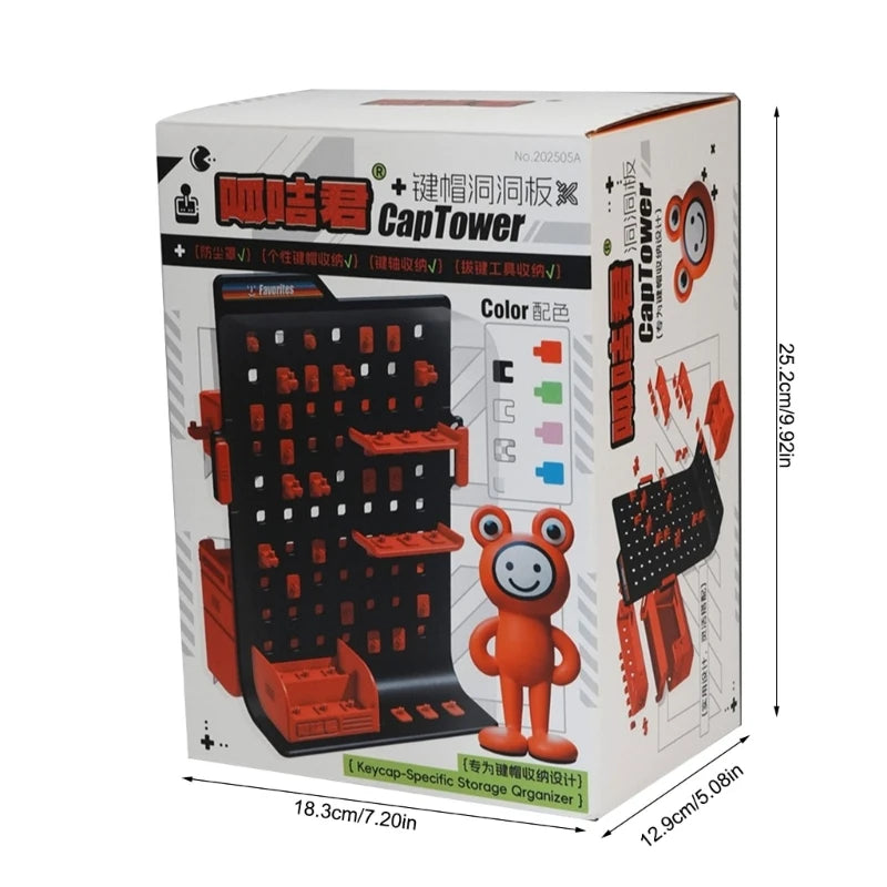 Keycap Pegboard Storage Solution For Keyboards Enthusiasts Featuring Multiple Scenario Adaptability K1KF Quake