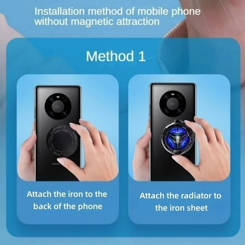 New Mobile Phone Radiator for Mobile Phone Phablet Fan Semiconductor Mobile Phone Cooler Gaming Cooler Mobile Phone Quake