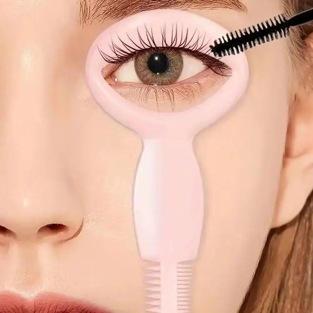 Plastic Portable Mascara Shield Applicator Eyelash Guide Aids Lashes Comb Eyelashes Grooming Brush Women Girls Eyes Makeup Tool Quake