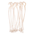 10PCS 36cm Plant Hanger Hook Flower Pots Hanging Basin Garden Basket Hanging Chains Quake White