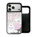 608317 Mirror Surface Magnetic Phone Case Cover for IPhone 13 14 15 16 17 18 Pro Max Case Multicolor Quake mirror (no magsafe) iPhone 16 Pro Max