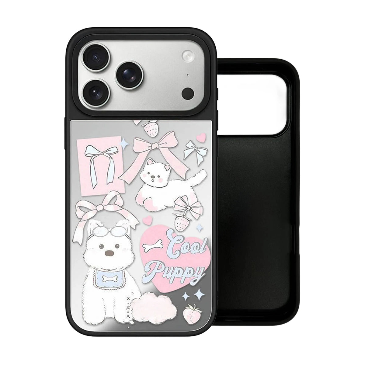608317 Mirror Surface Magnetic Phone Case Cover for IPhone 13 14 15 16 17 18 Pro Max Case Multicolor Quake mirror (no magsafe) iPhone 16 Pro Max