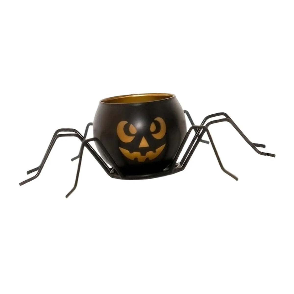 Halloween Candle Holder Candlestick Decoration Creative Gift Candles Stand for Table Centerpiece Farmhouse Valentine's Day Quake StyleB18cmx6cm