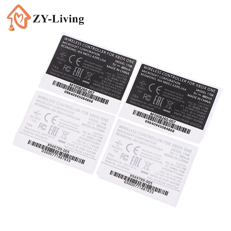 2pcs Lable Seals Sticker Handle Stickers For ONE Slim Wireless Controller Sticker Quake