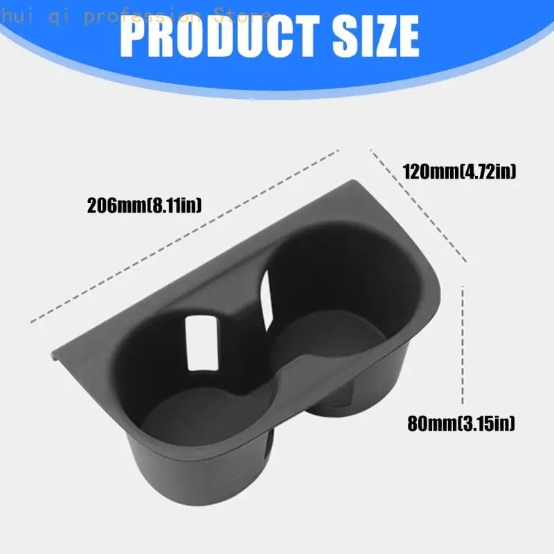 Shock Absorbing Cup Holder Liner Silicone Protector for Select Models Reducing Cabin Noise Car Interior Accessories H8WE Quake