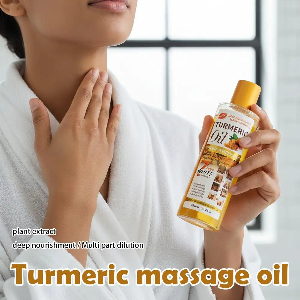 Turmeric Honey Massage Oil 200ml Natural Essential Oils For Deep Tissue Relax Muscles Improve Circulation Scraping Gua Sha Oil Quake