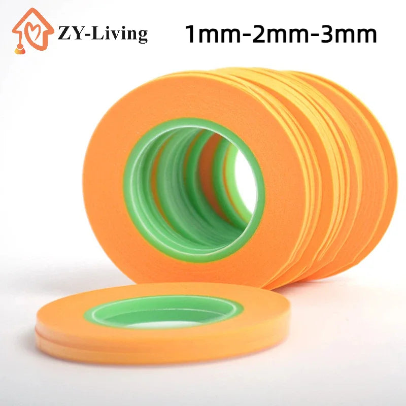 18meters/roll 1mm-2mm-3mm Textured Paper Model Spraying Coating Color Ultra Tape Quake