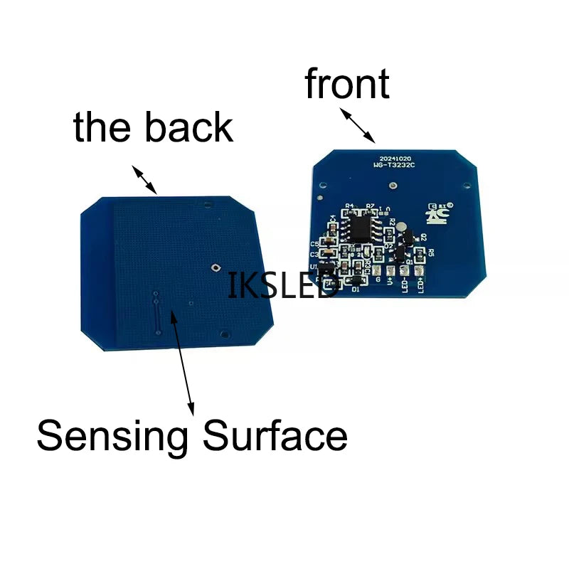 5-24V Touch Sensor Switch Hand-Sweep ControlPenetrate 5CM Wood/Glass/Acrylic 4 Mode Dimmable DIY Module Cabinet Closet Light Quake