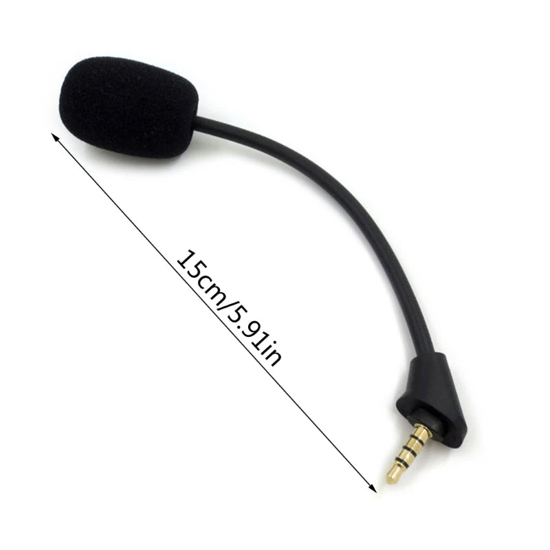 Microphone Replacement for HyperX Cloud Alpha Wireless Gaming Headset, Detachable Mic Boom with LED Mute Indicator on PC K1KF Quake