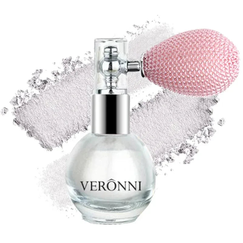 High Gloss Body Diamond Shimmering Spray Powder Highlight Powder Makeup Suitable for Facial and Body Skin Hair Clothes Cosmetics Quake 01