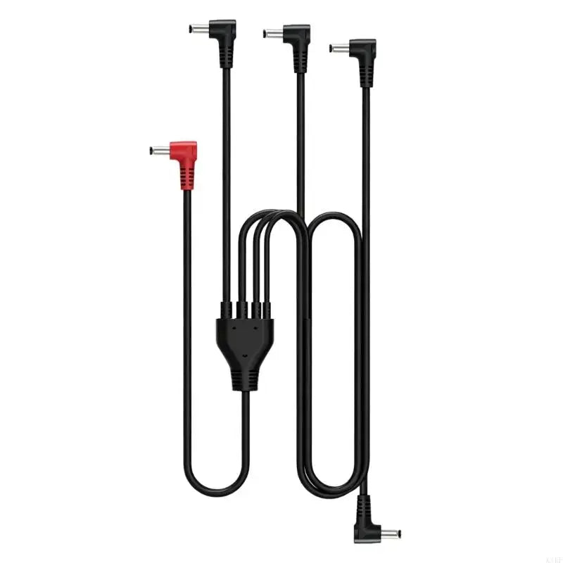 Fan Clothing Spare Cable 3.8X1.35Mm PVC Power Splitter Cord for Hot Weather Commute and Daily Carry K1KF Quake 1 to 4 CN
