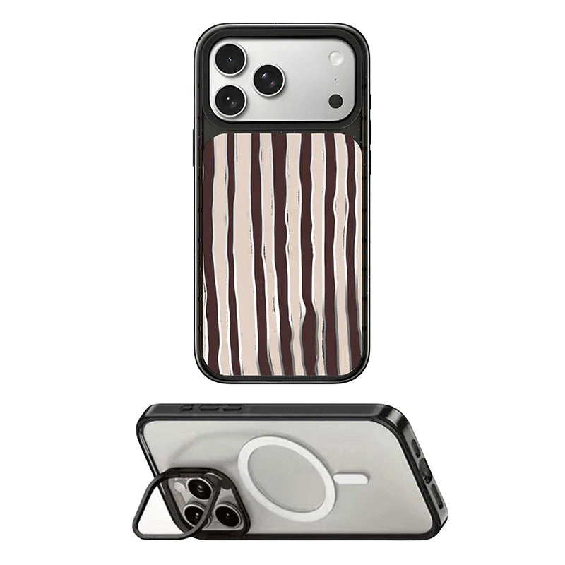 6092071 Impact Case - Mirror / Glaze Magnetic Cover: Compatible with IPhone 18 17 Pro Max 18Pro Quake stand (MagSafe) 2 for iPhone18 Pro Max