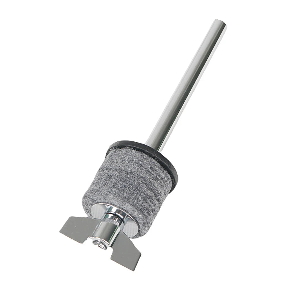 Straight Cymbal Stacker Rod Cymbals Stacking Pole Attachment with Wing Nut Quake