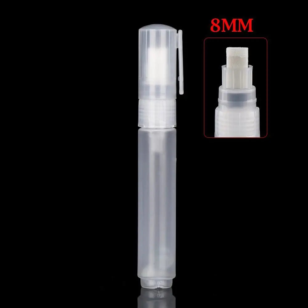 Refillable ink Transparent Barrels Tube Graffiti Pens Paint Pen Accessories Liquid Chalk Marker Empty Rod Quake 8mm