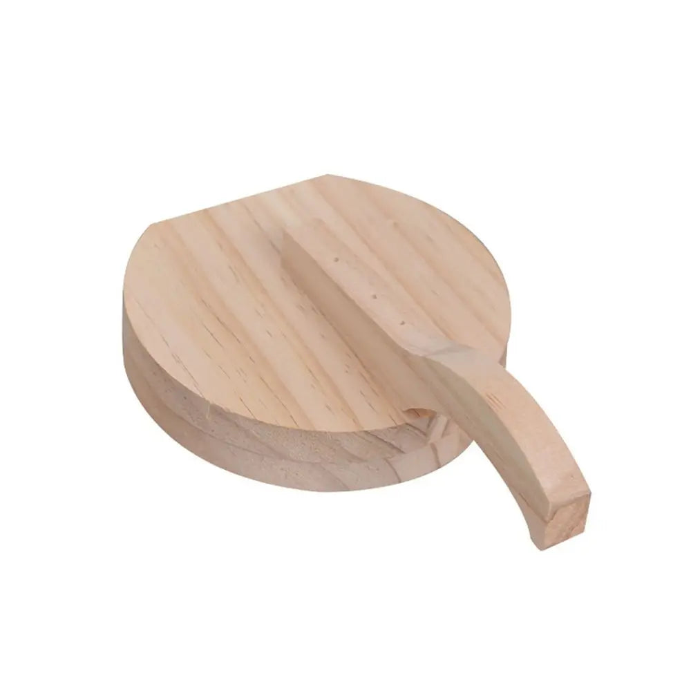 DIY Wooden Dumpling Wrapper Presser Pastry Tool Kitchen Baking Accessories Dough Presser Round Shape Chapati Presser Household Quake A