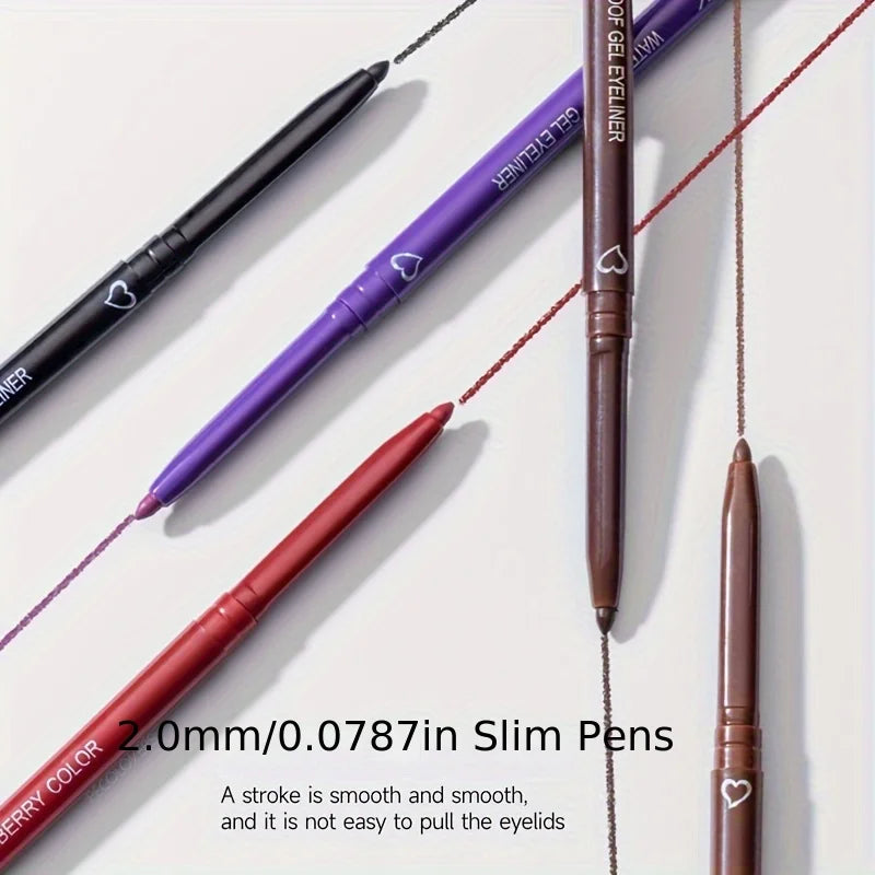 Makeup Long-lasting Eyeliner Pencil Waterproof High Pigment Eyeshadow Eye Liner Pen Women Fashion Color Makeup Tools Quake