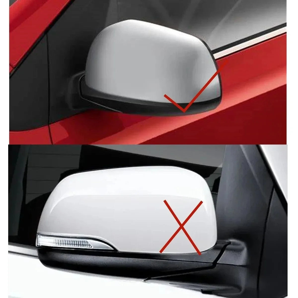 For Kia Picanto 2012 2013 2014 2015-2025 Car Sticker Rearview Side Mirror Cover Wing Cap Exterior Door Housing Trim Adhesive Quake