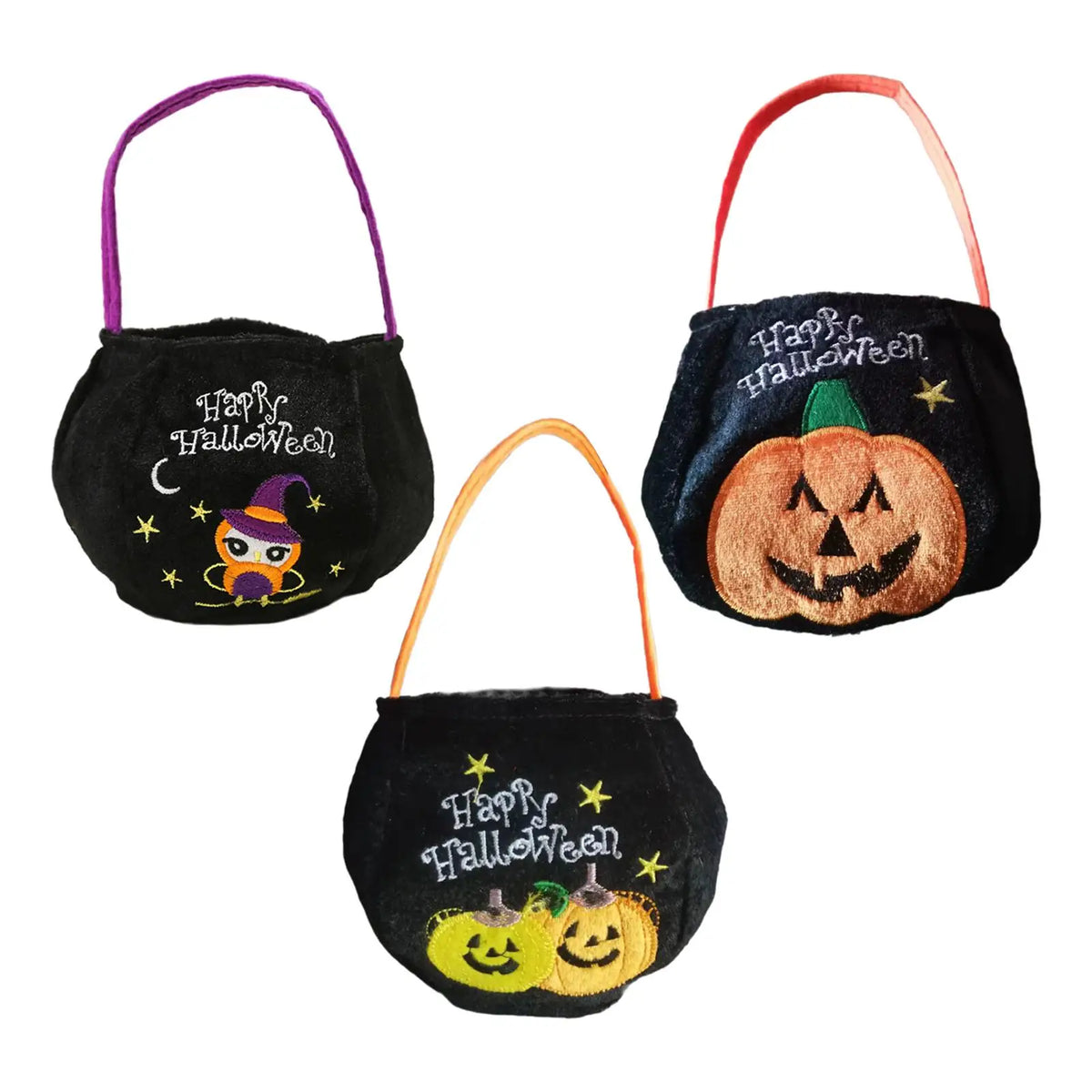 Halloween Trick or Treat Bag Multipurpose with Handle Halloween Treat Bag Quake