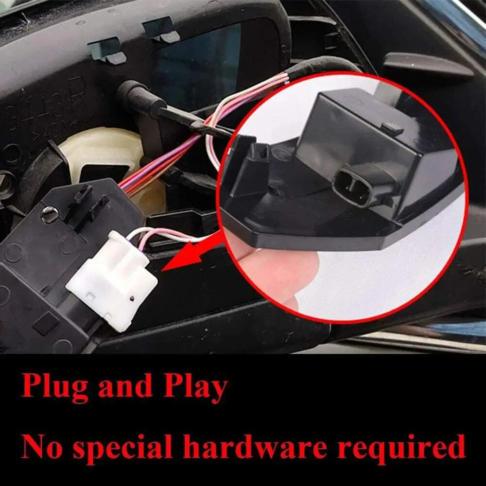 For Toyota 4Runner Highlander XU50 RAV4 XA40 Car Dynamic LED Turn Signal Light Side Mirror Sequential Parking Lamp Blinker Auto Quake