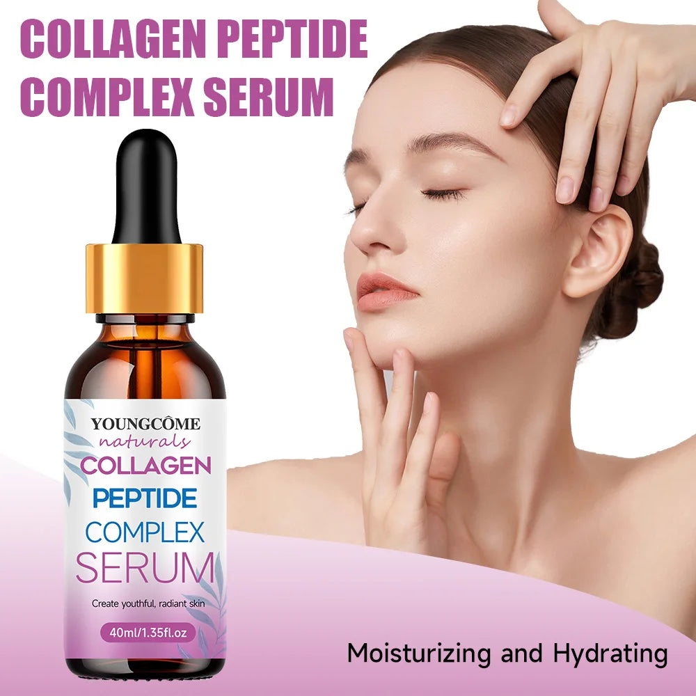 Collagen Wrinkle Remover Face Serum Lifting Firming Fade Fine Lines Anti-aging Essence Whitening Brighten Nourish Skin Care Quake