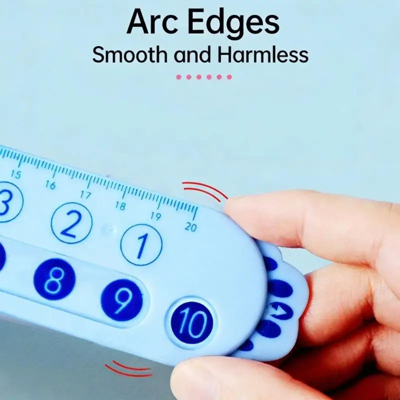Interactive Math Measurement Ruler Double Sided Addition and Subtraction Decomposition Ruler For Children Kindergarten K1KF Quake