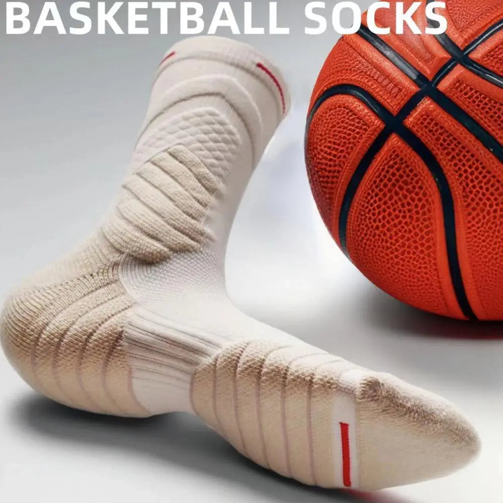 Basketball Socks Bullfighting 2.0 Men High Top Sports Towel Bottom Actual Combat Professional Long Tube Thick Running Socks Quake
