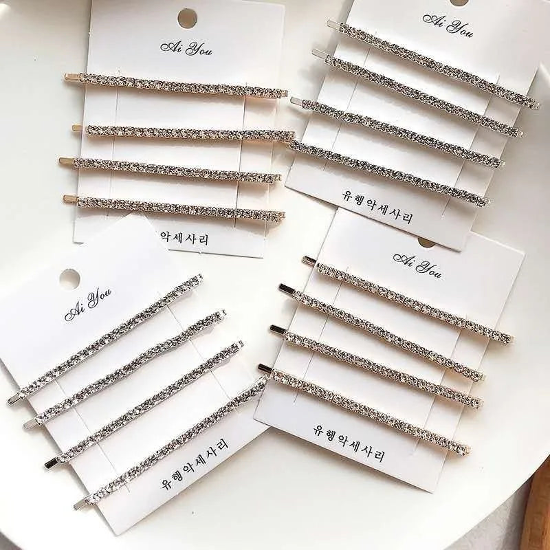 1/2/3/4Pcs/Set Women Pearl Metal Hair Clips Barrette Hairpin Hair Styling Accessories Tools Headdress New Arrival INS Hot Sale Quake