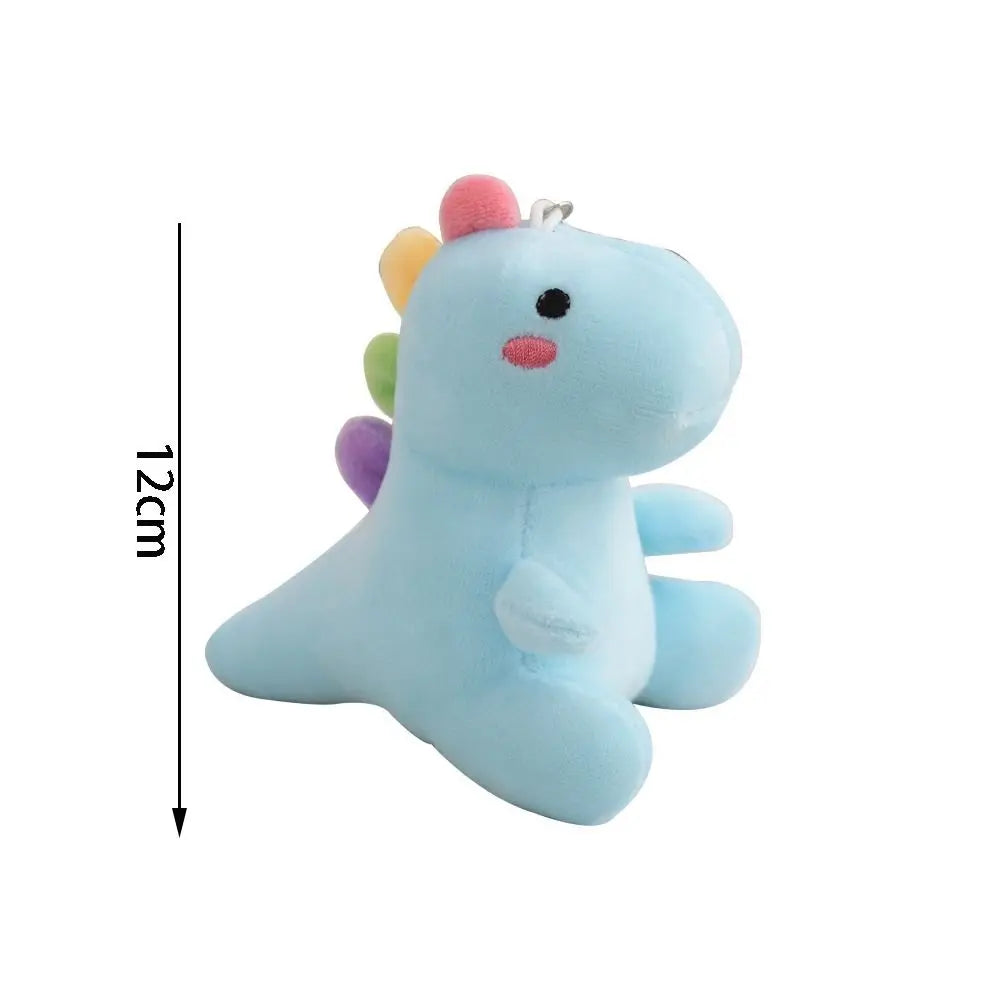New Plush Keychain Toy Dinosaur Plush Keyring Soft Mini Dinosaur Plush Doll Cute Dinosaur Pendant Quake