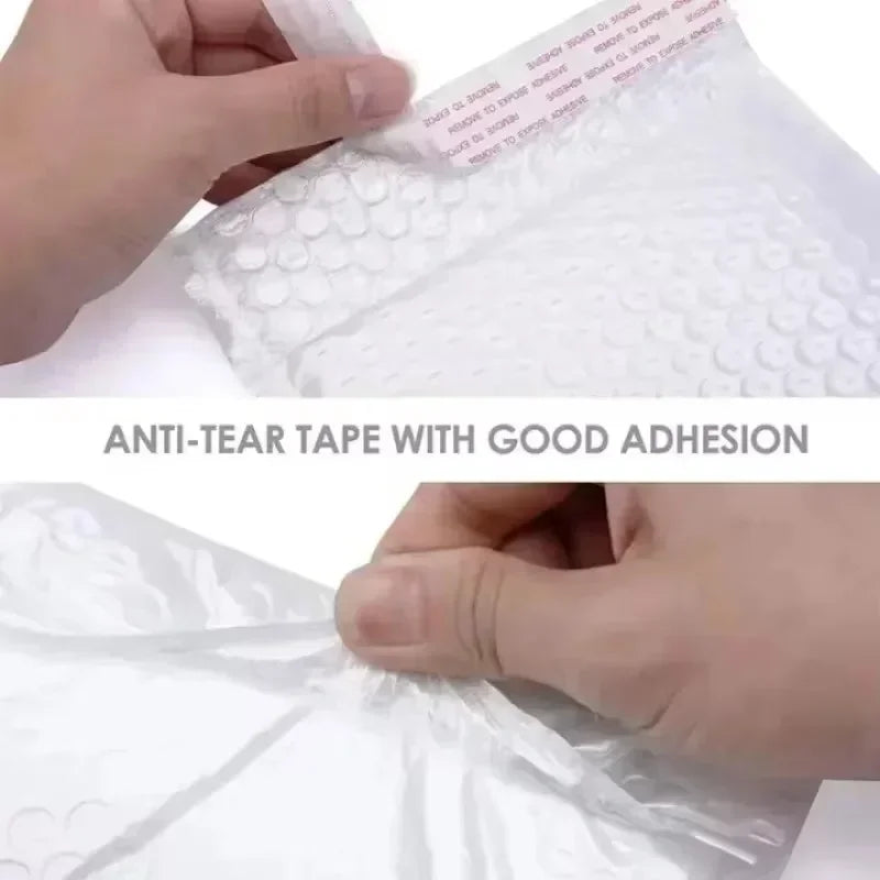 100/10PCS Bubble Envelopes Bag Waterproof Foam Bubble Mailers Shipping Envelope Bags Plastic Self Seal Packaging Organizer Bag Quake