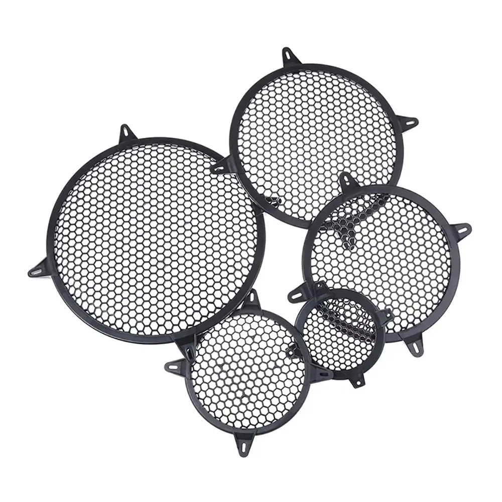 1Pcs New 4/6/8/10/12 inch Subwoofer Grill Round Replacement Mesh Net Plastic Speaker Grille Mesh Cover Speaker Accessories Quake